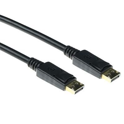 ACT DisplayPort cable male to male, power pin 20 not connected 5m Black