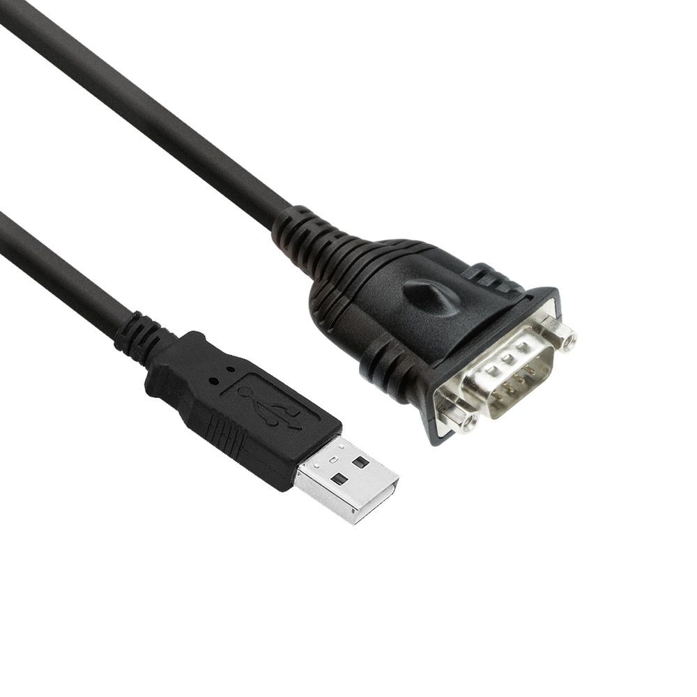 ACT USB to serial adapter 0,6m Black