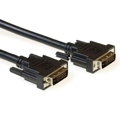 ACT DVI-D Dual Link cable male to male 0,5m Black