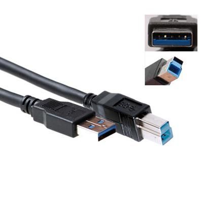 ACT USB 3.0 A male to USB B male 3m Black