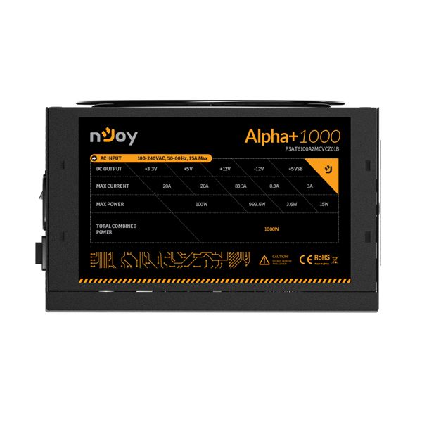 Njoy 1000W 80+ Gold Alpha+ 1000