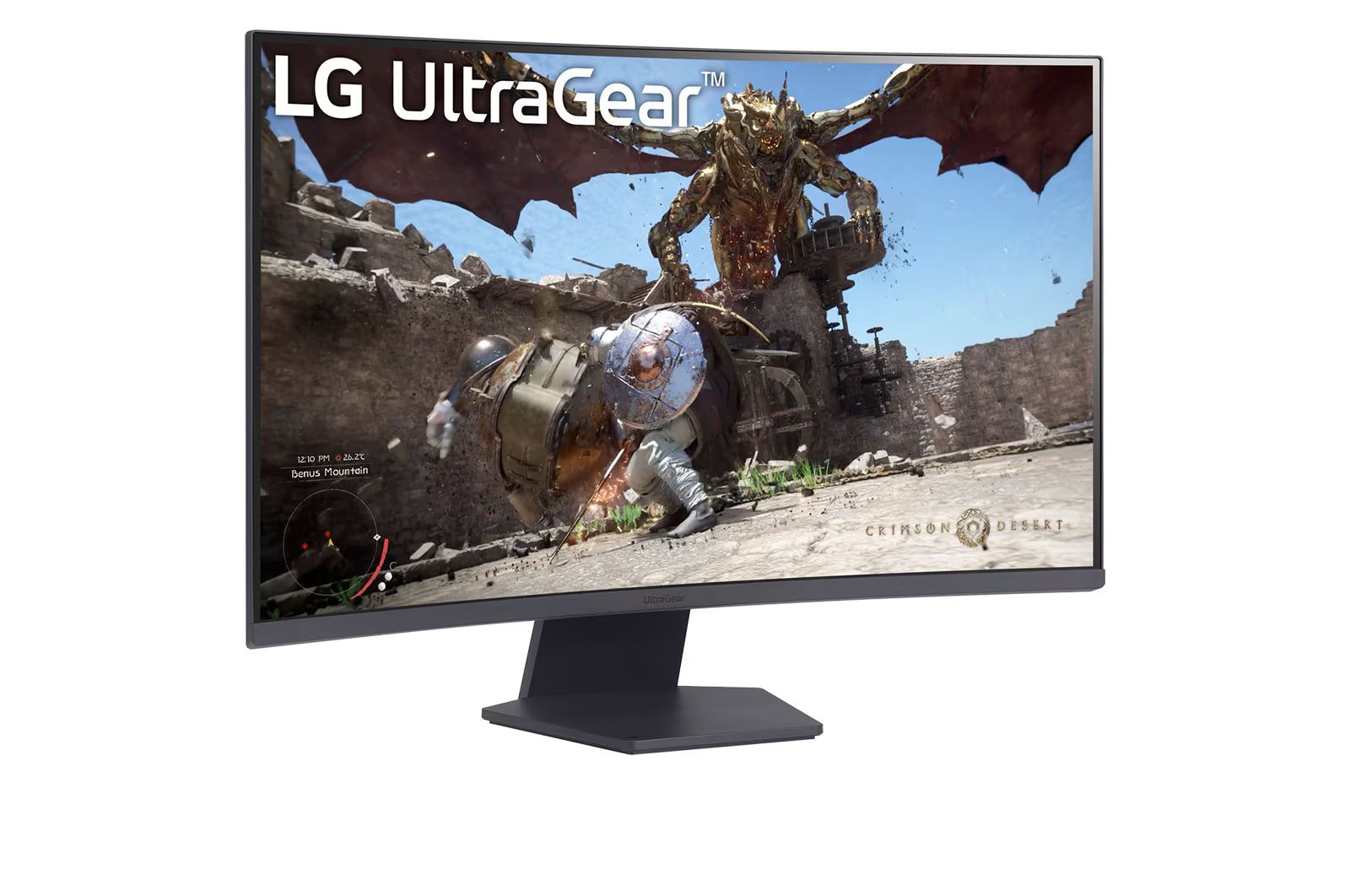 LG 31,5" 32GS60QC-B LED Curved