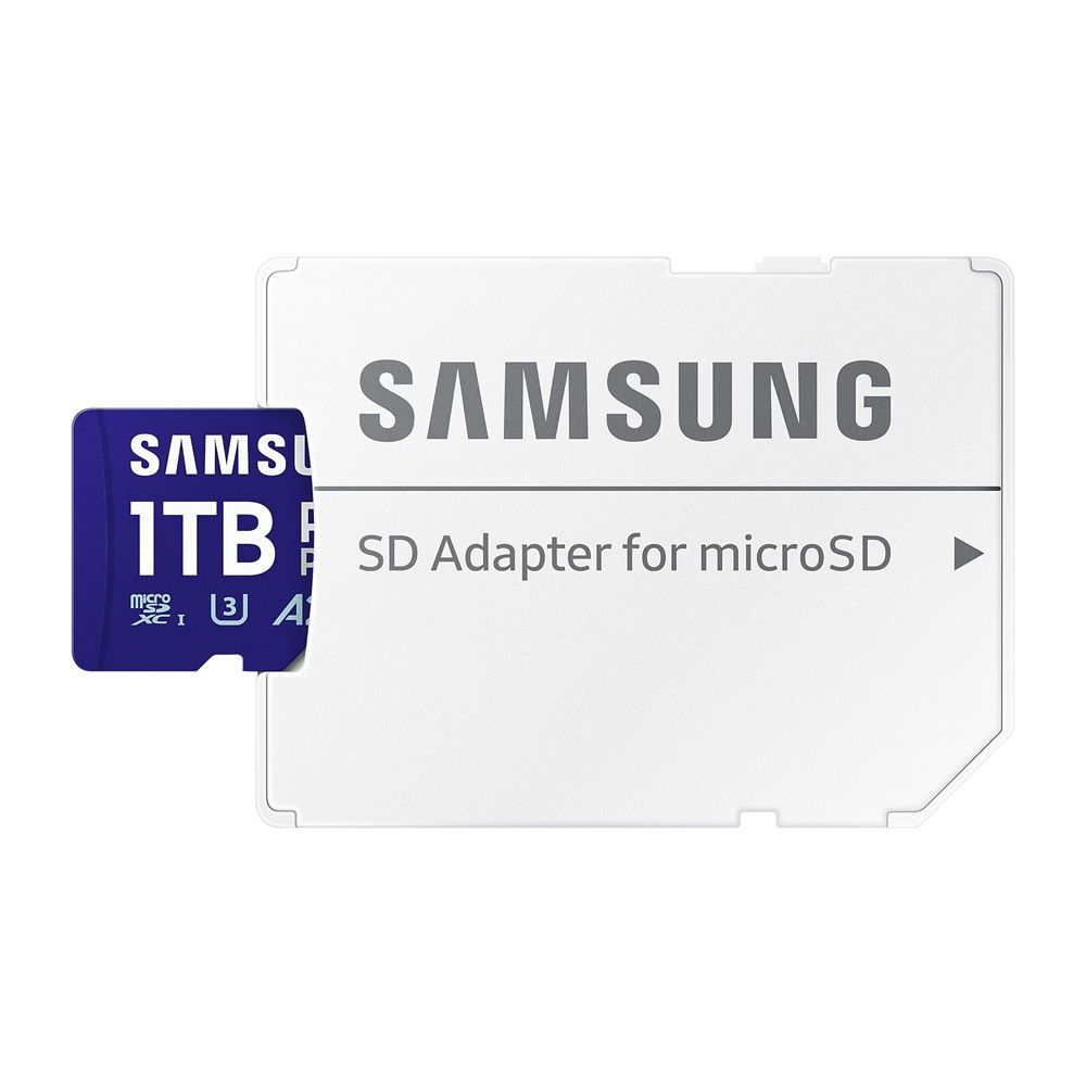 Samsung 1TB microSDXC Pro Plus Class10 U3 A2 V30 + adapterrel