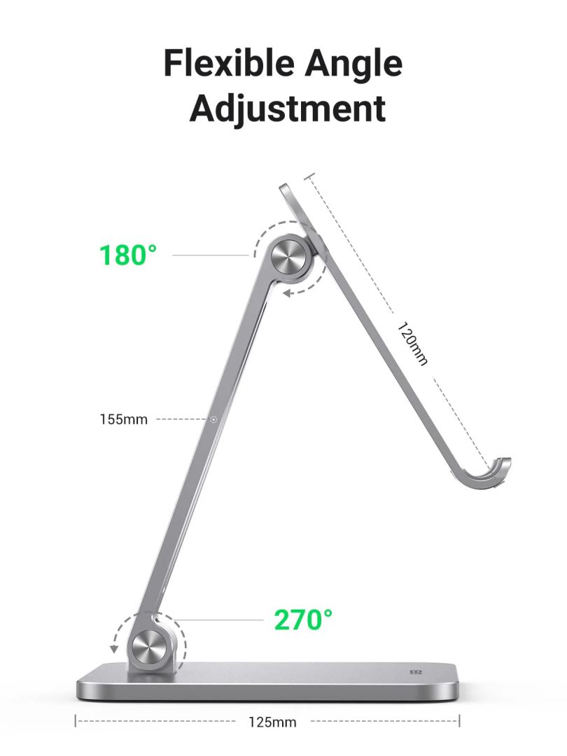 UGREEN Foldable Multi-Angle Pad Stand Gray