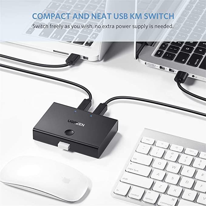 UGREEN USB2.0 Sharing Switch 2x1 Black