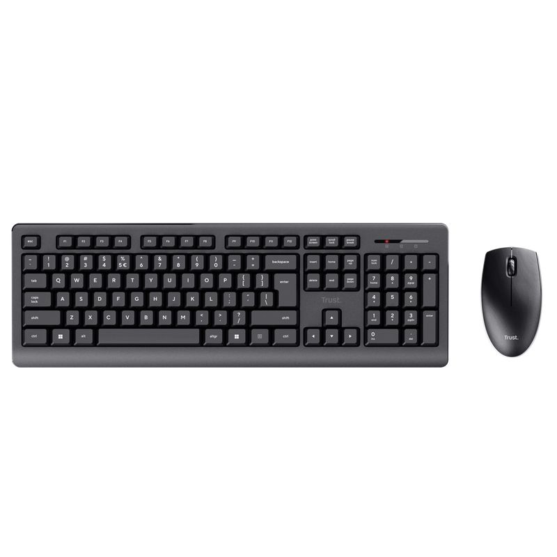 Trust Primo Wireless Keyboard Combo Black US