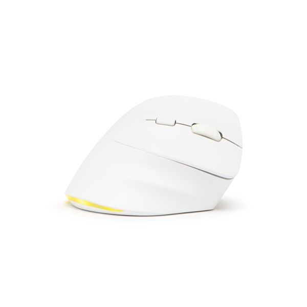 Bluestork M-WL-ERGO-LUMI-W Wireless Mouse White