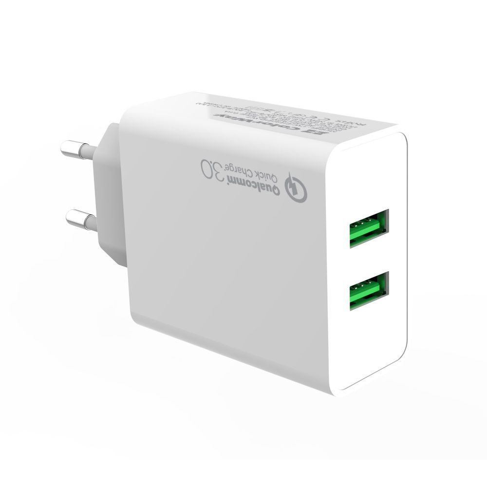 ColorWay USB töltő adapter 2USB Quick Charge 3.0 (36W) White