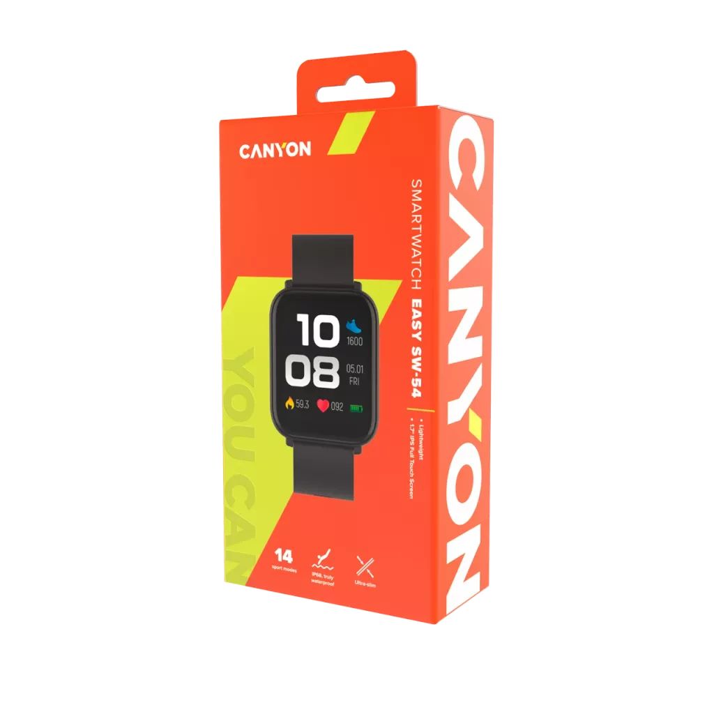 Canyon Easy SW-54 Smart Watch Black