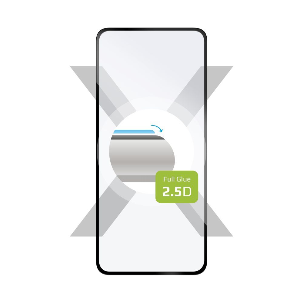 FIXED teljes kijelzőt fedő 2,5D edzett üvegfólia OnePlus Nord CE4, fekete