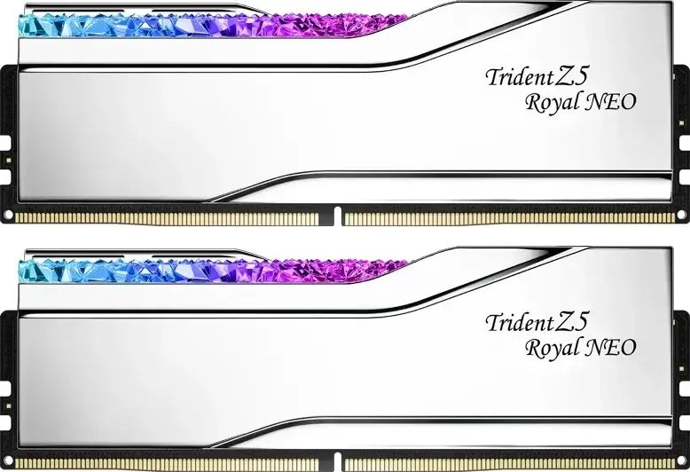 G.SKILL 32GB DDR5 6000MHz Kit(2x16GB) Trident Z5 Royal Neo Silver