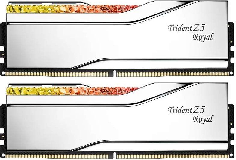 G.SKILL 32GB DDR5 6400Mhz Kit(2x16GB) Trident Z5 Royal Silver