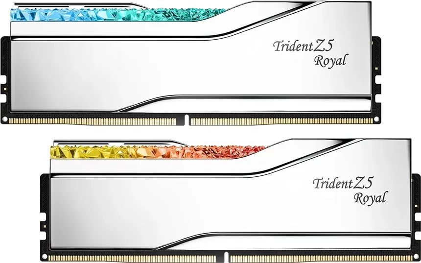 G.SKILL 32GB DDR5 6400Mhz Kit(2x16GB) Trident Z5 Royal Silver