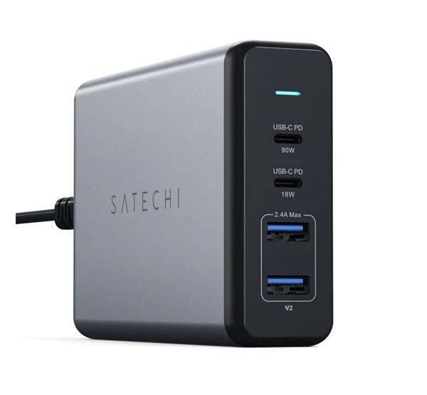 Satechi 108W Pro USB-C PD Desktop Charger Grey