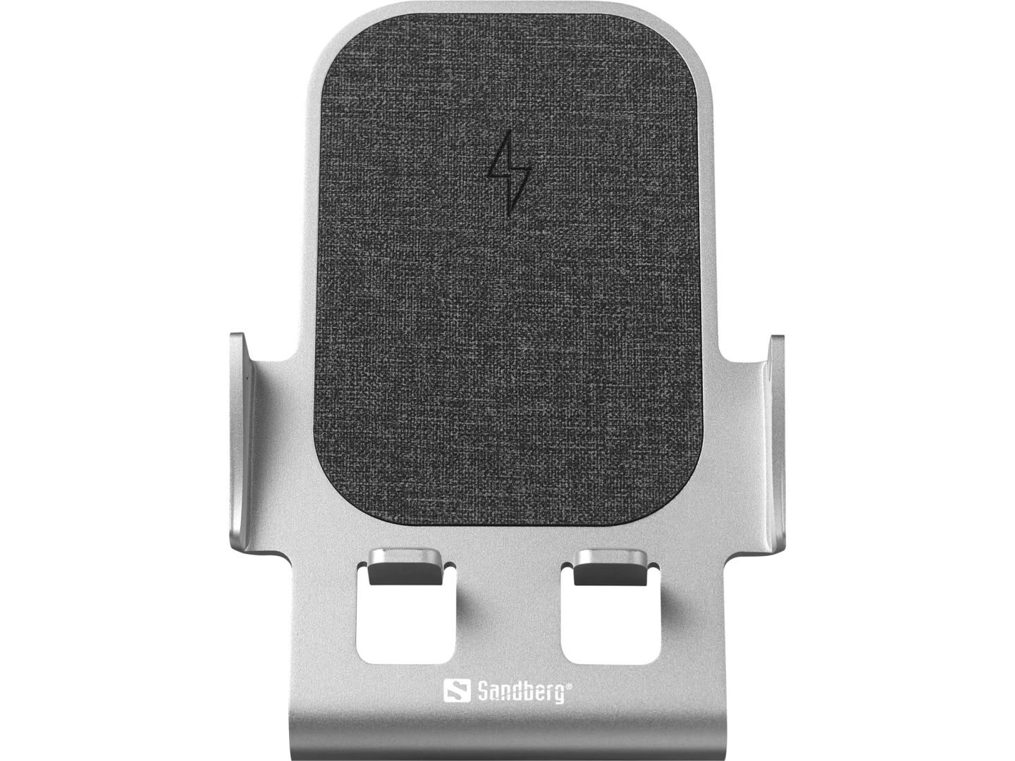 Sandberg Wireless Charger Stand 15W Alu Silver