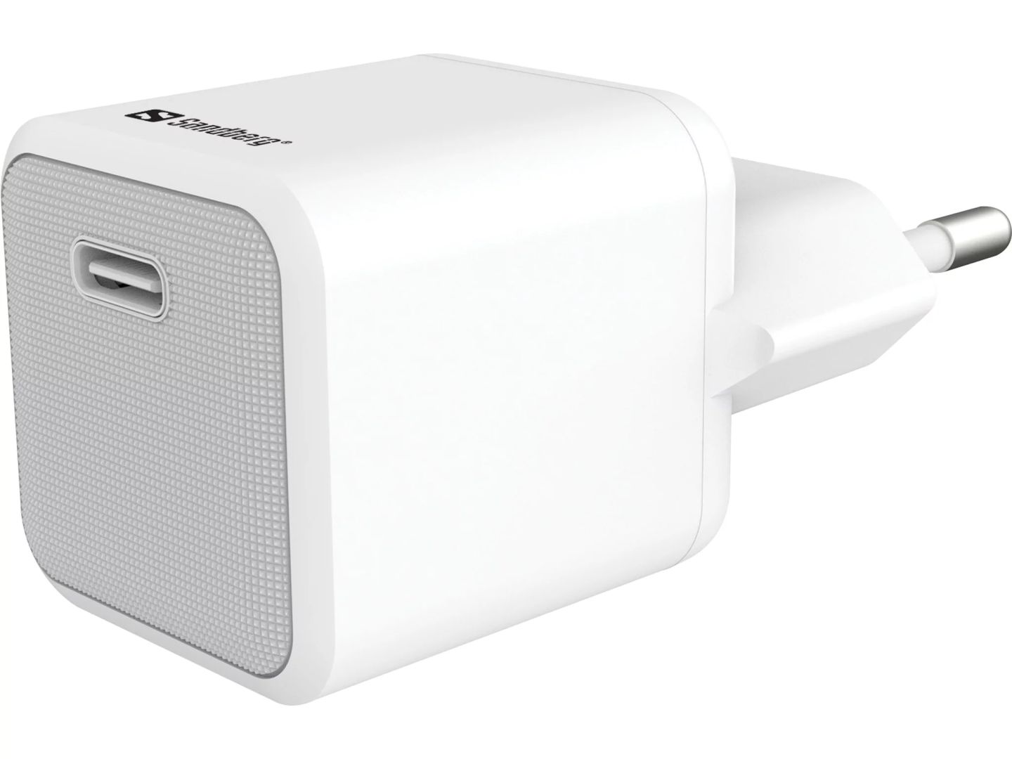 Sandberg USB-C 20W Charger+USB-C>C 1M White