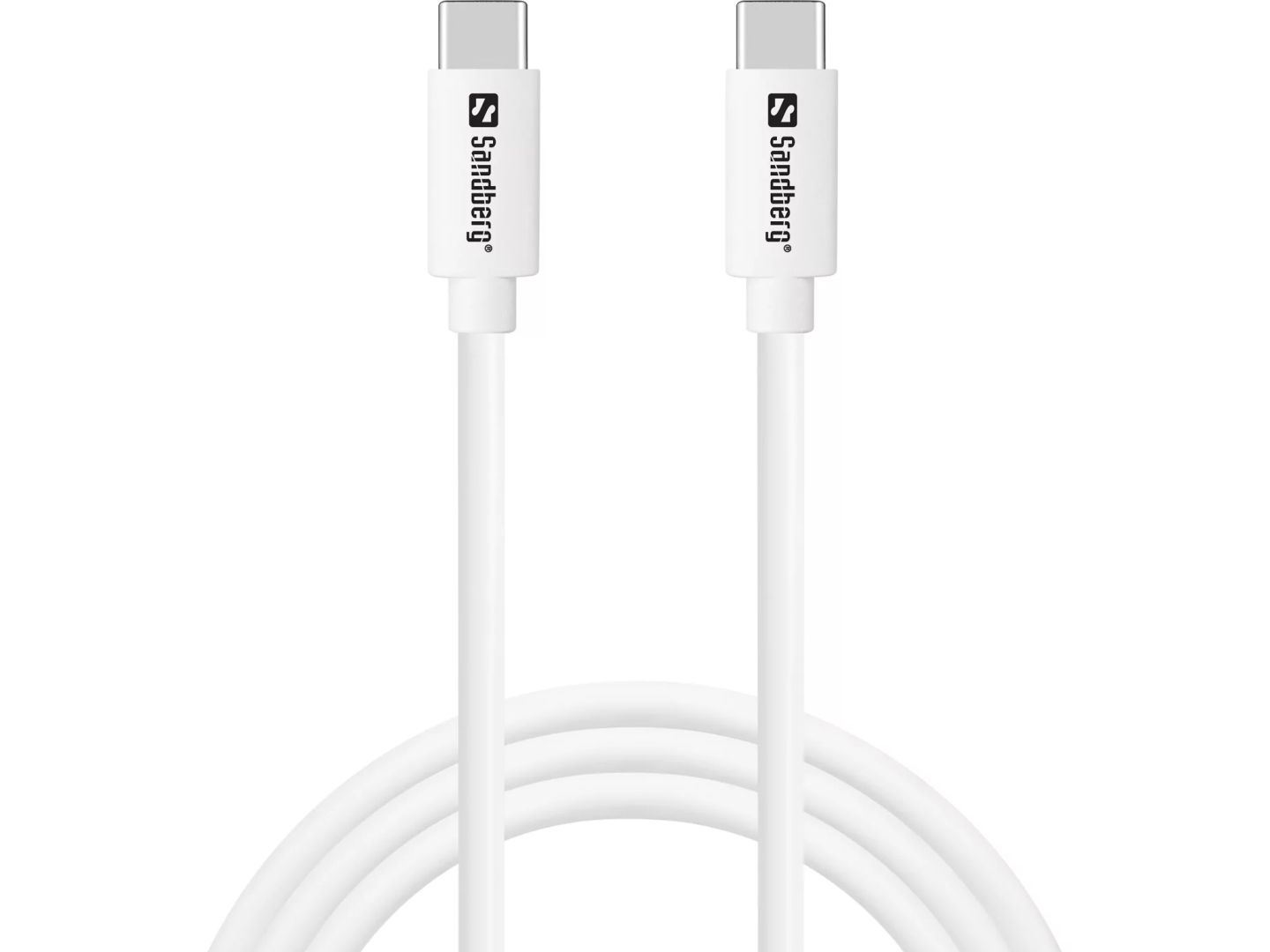 Sandberg USB-C 65W Cable 1m White