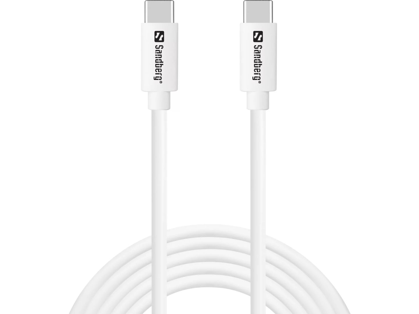 Sandberg USB-C 65W Cable 2m White