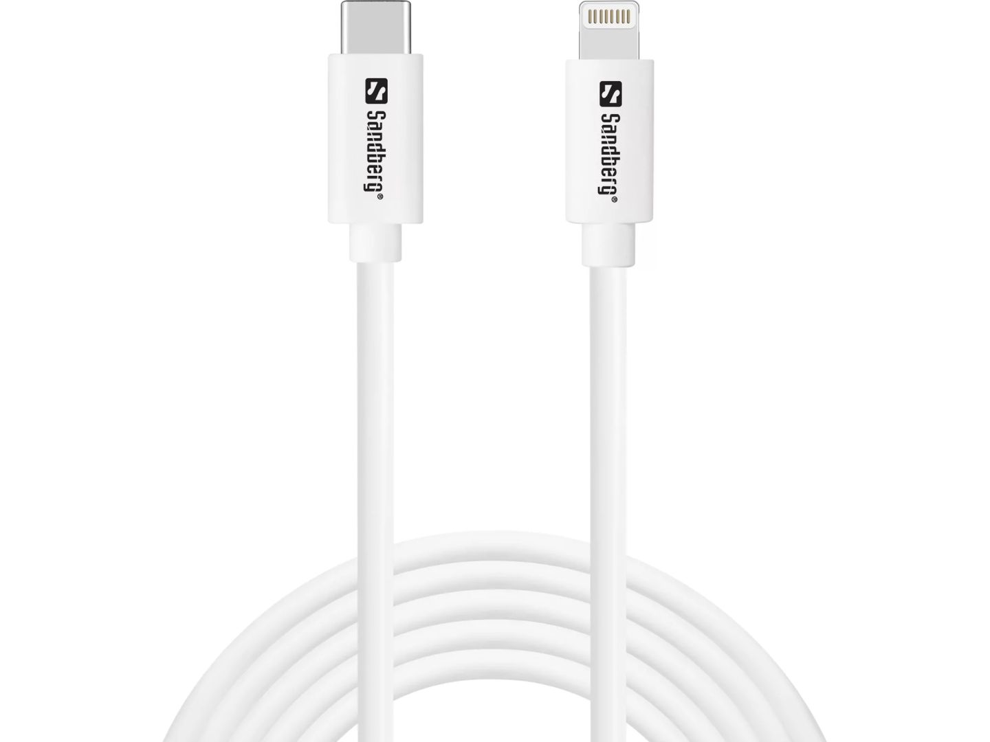 Sandberg USB-C PD to Lightning 2m White