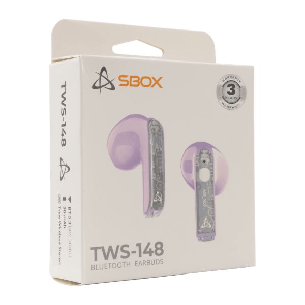 SBOX EB-TWS148 Bluetooth headset Purple