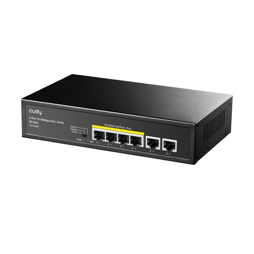 Cudy FS1006P 4-FE PoE Switch with 2 Uplink FE