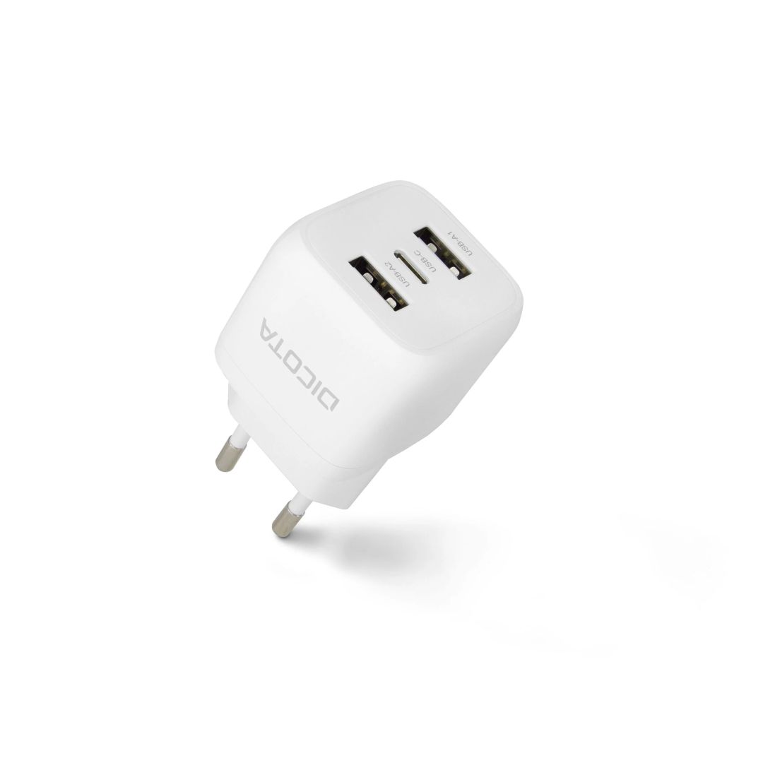 Dicota Compact Laptop GaN Charger (32W) White