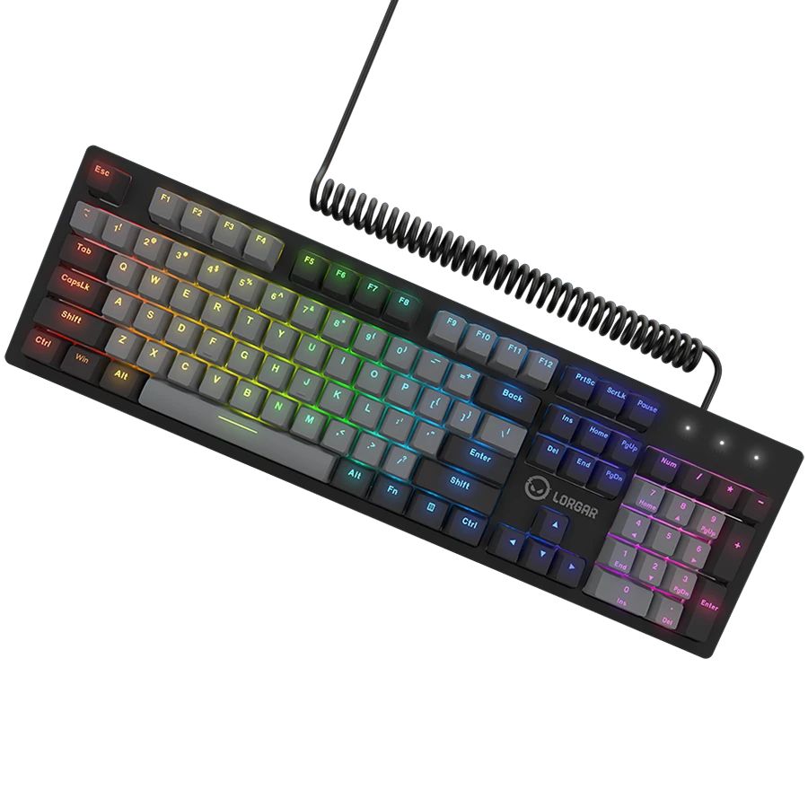 LORGAR Azar 514 Mechanical Gaming RGB Keyboard Black US