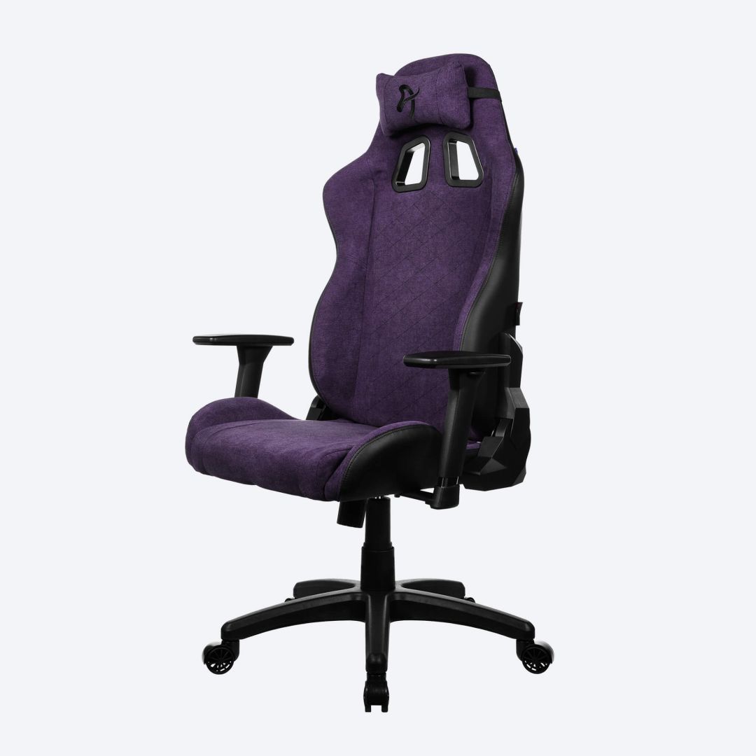 Arozzi Avanti Soft Fabric Gaming Chair Purple