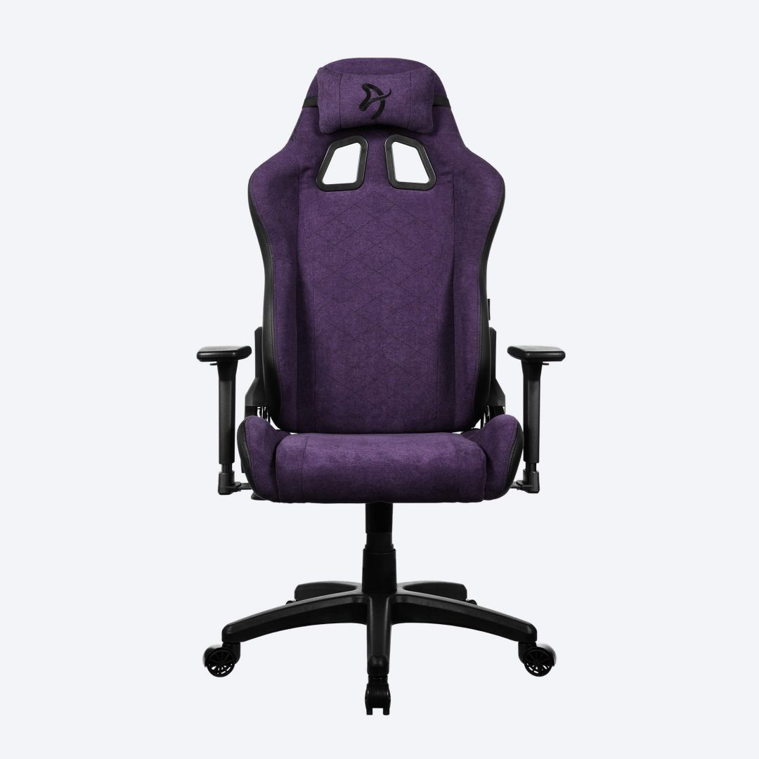 Arozzi Avanti Soft Fabric Gaming Chair Purple