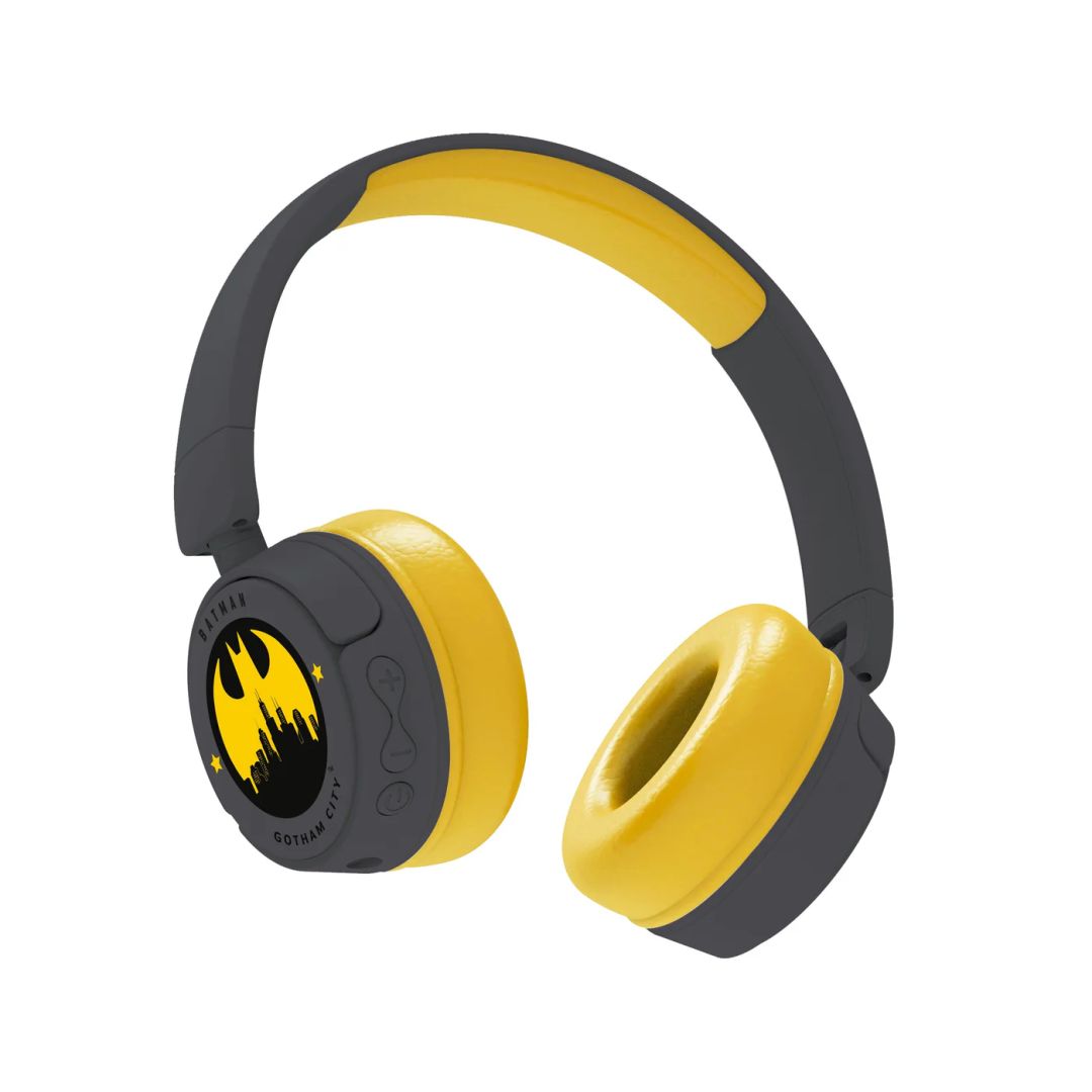 OTL Technologies Batman Gotham City Bluetooth Headset for Kids Grey/Yellow