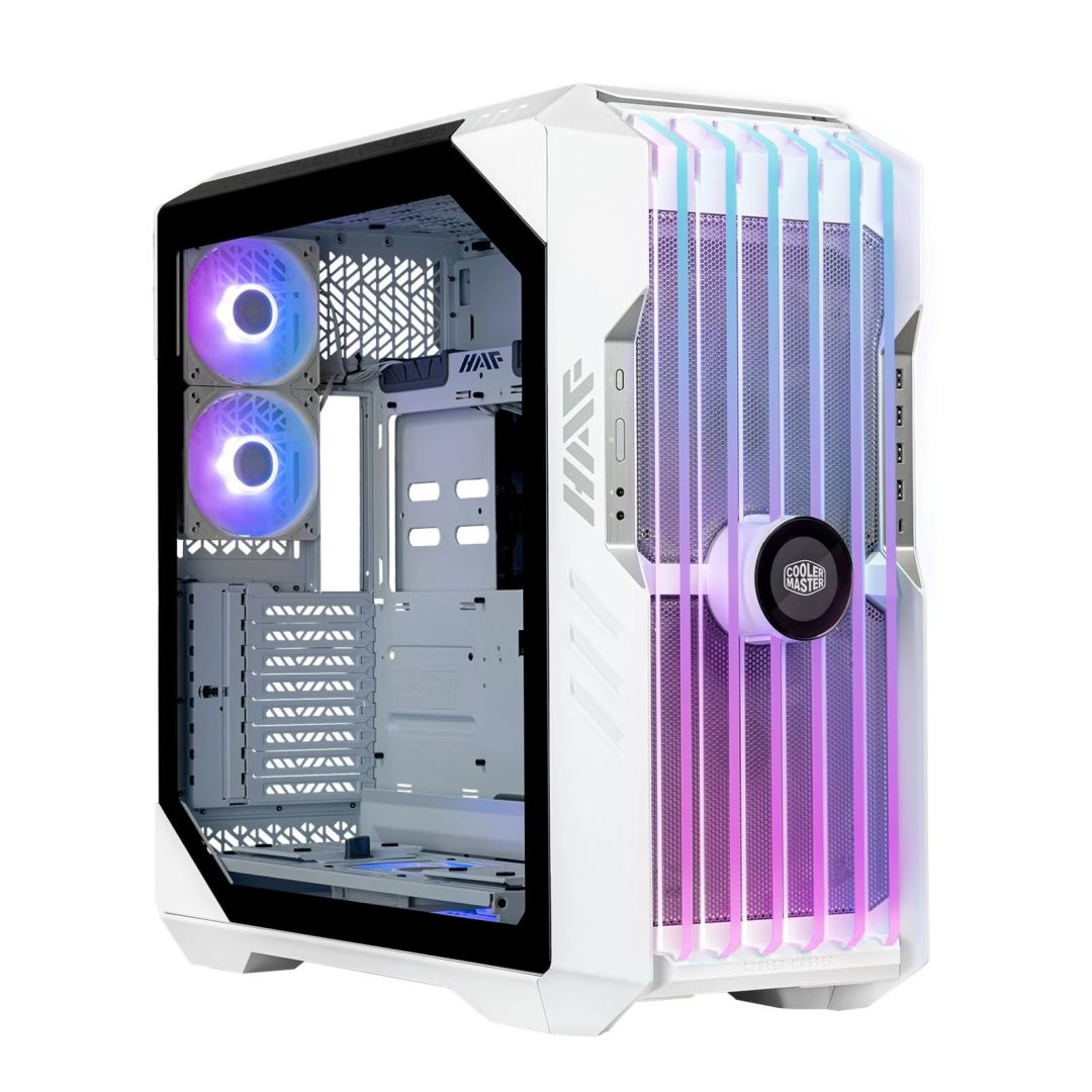 Cooler Master HAF 700 EVO RGB Tempered Glass White