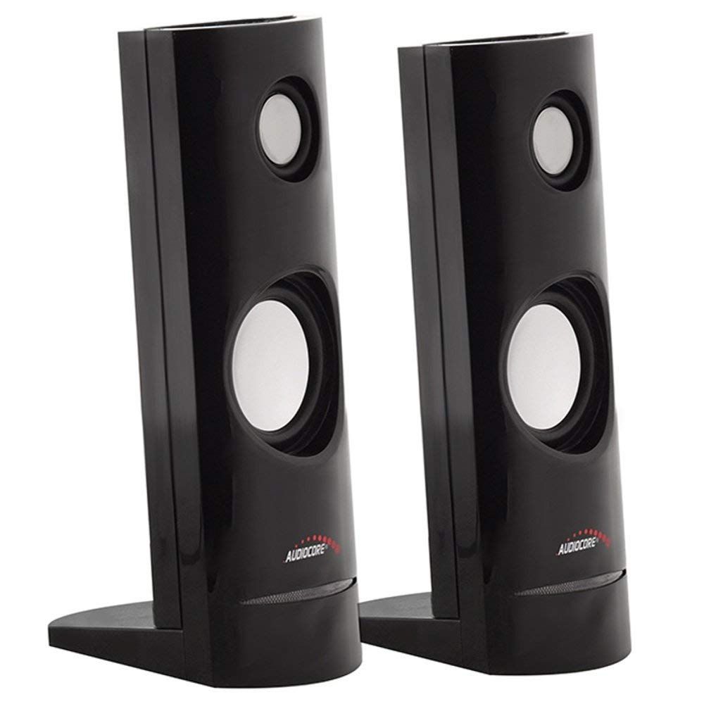 Audiocore AC860 Stereo Speakers Black