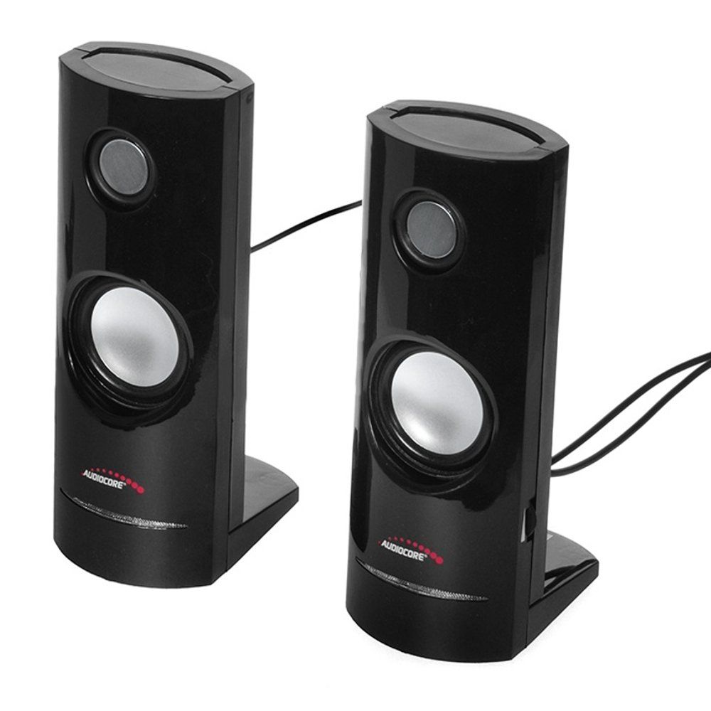 Audiocore AC860 Stereo Speakers Black