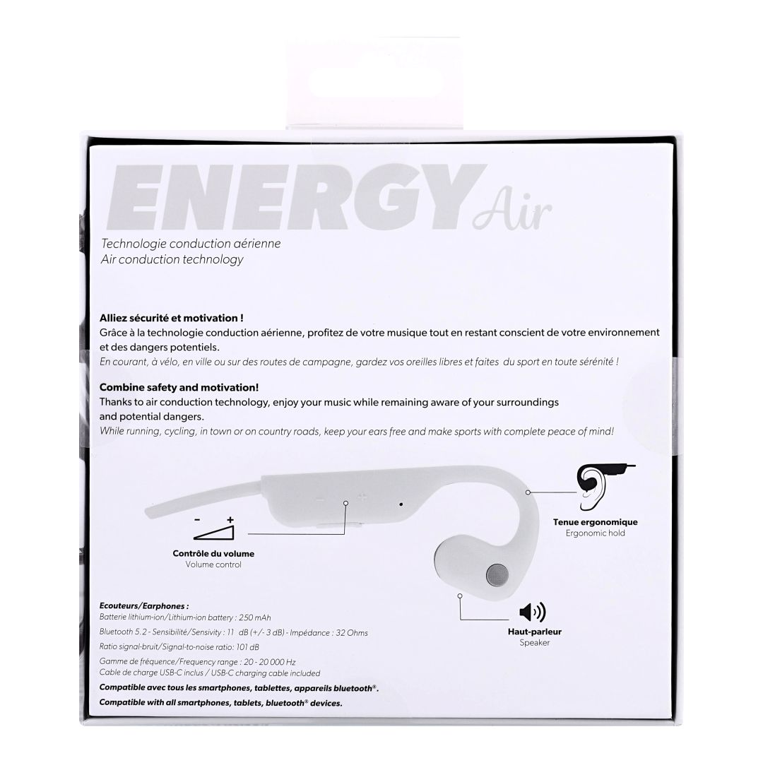 TnB Energy Air Sport Wireless Headset Grey