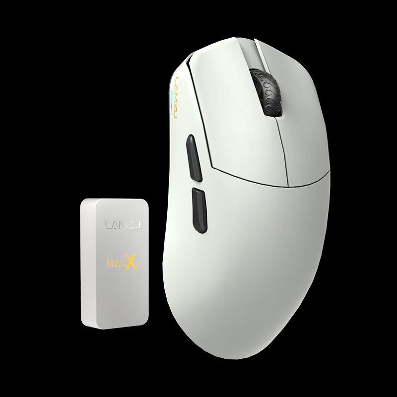 LAMZU Maya X Wireless Gaming Mouse Cloud Grey