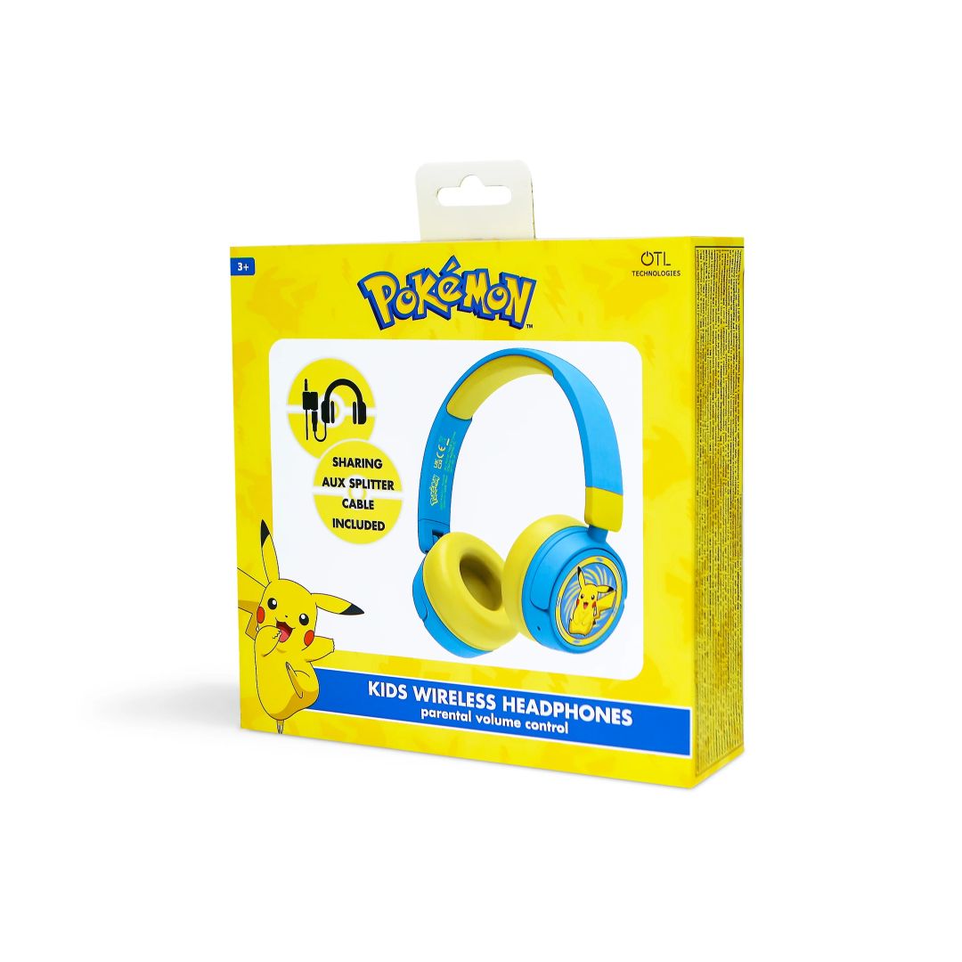 OTL Technologies Pokémon Pikachu Bluetooth Headset Blue