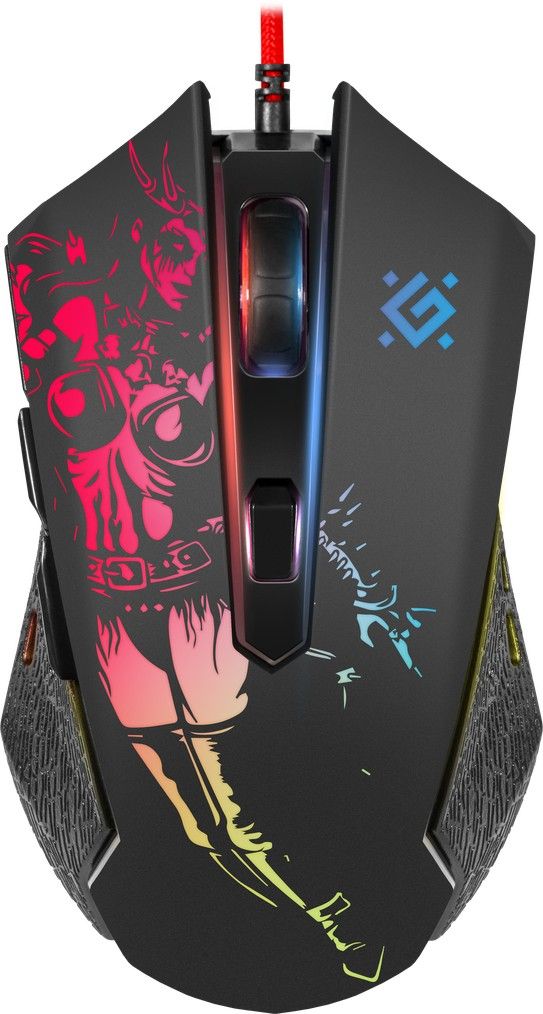 Defender GM-933 Sin''Sister RGB Gaming Mouse Black