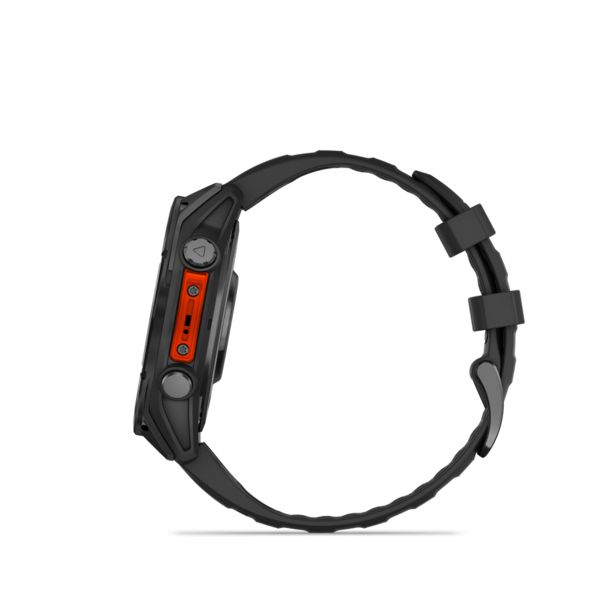 Garmin fenix 8 Slate Gray with Black Silicone Band