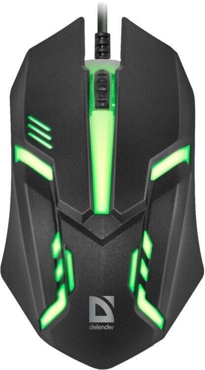 Defender MB-560L Cyber RGB Gaming Mouse Black