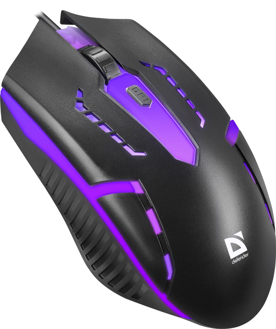 Defender MB-600L Flash RGB Gaming Mouse Black