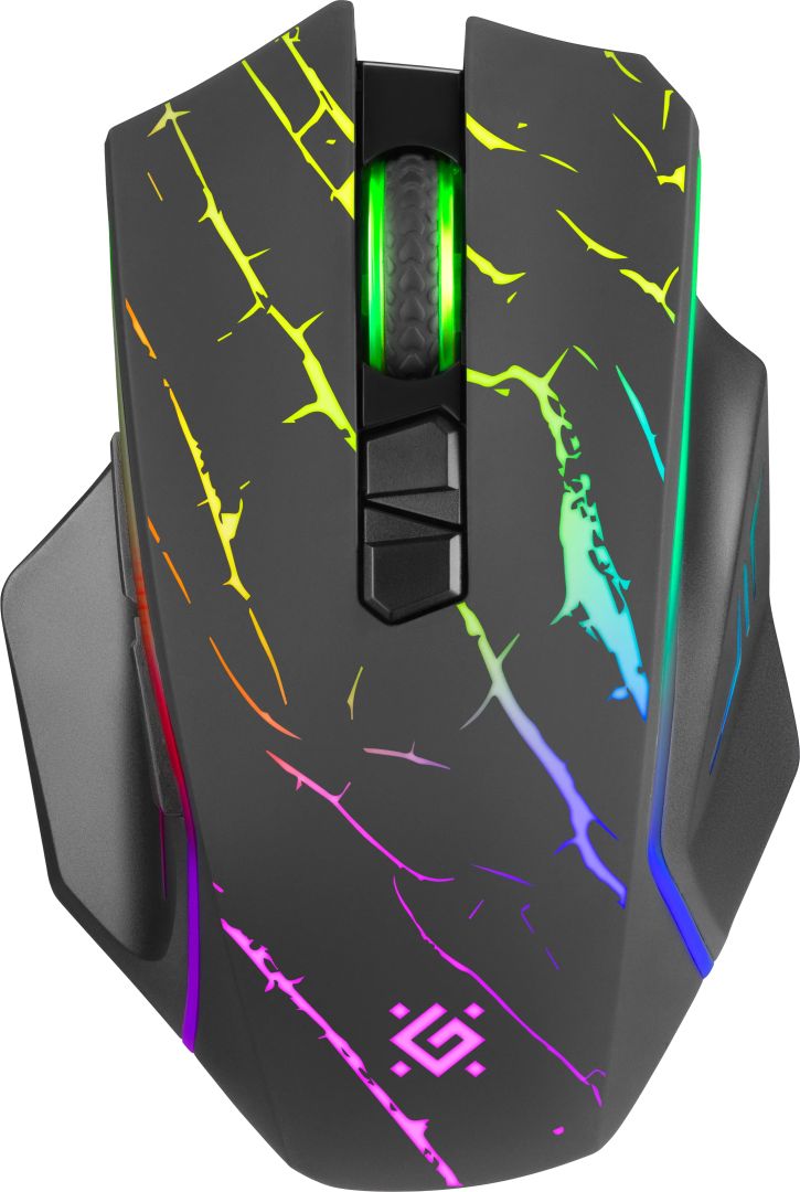 Defender GM-503 Uran Wireless RGB Gaming Mouse Black