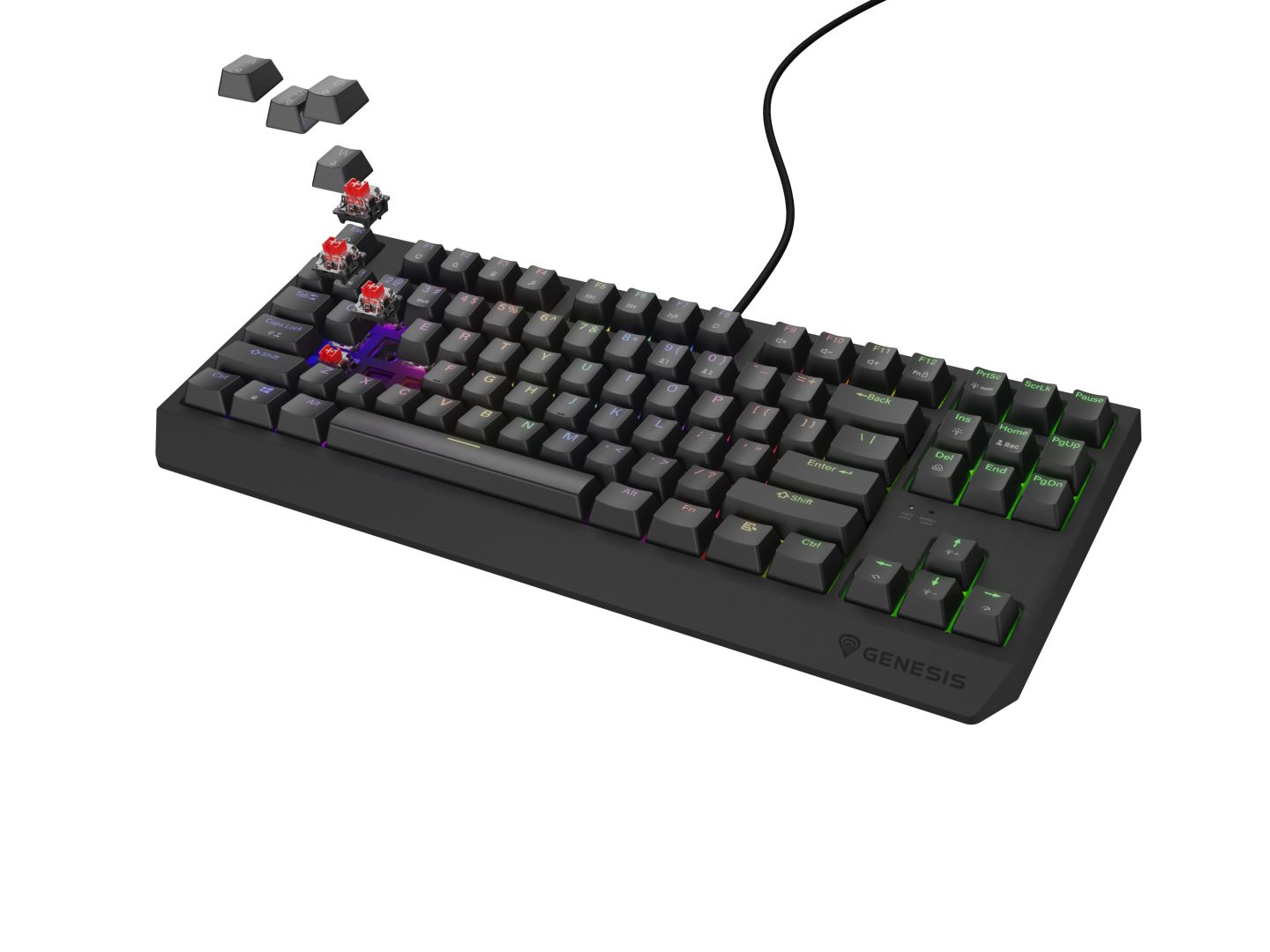 Genesis Thor 230 TKL RGB Mechanical Gaming Keyboard Black US