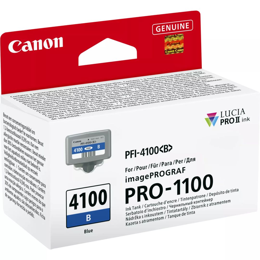 Canon PFI-4100 Blue tintapatron