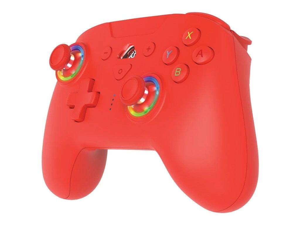 Subsonic Wireless LED Controller for Nintendo Switch Red