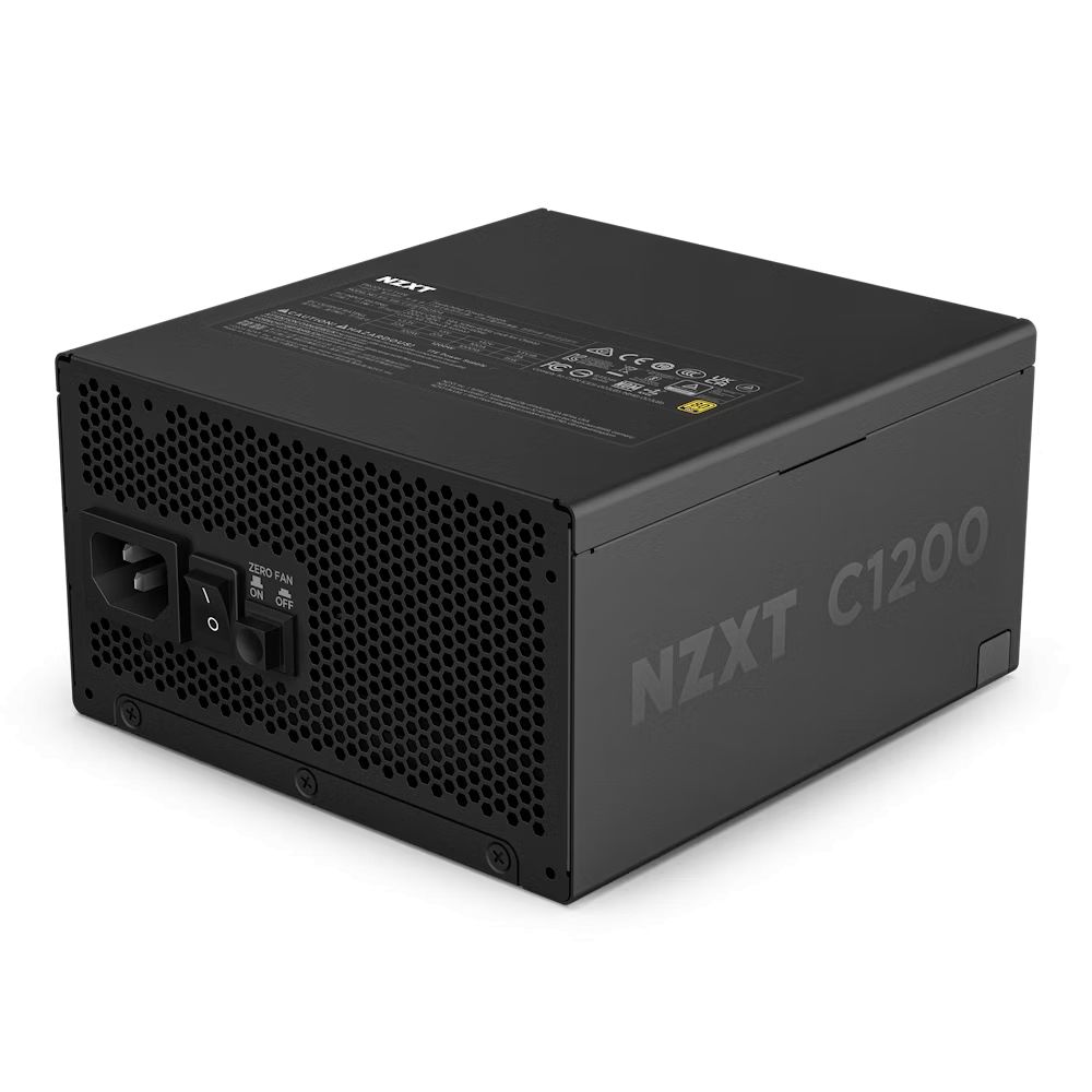 NZXT 1200W 80+ Gold C1200 ATX 3.1 Matte Black