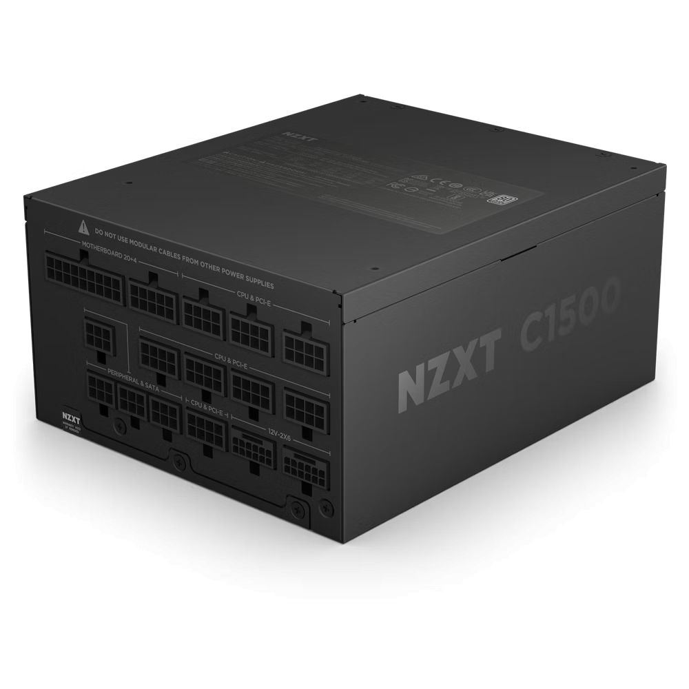 NZXT 1500W 80+ Platinum C1500 ATX 3.1 Matte Black