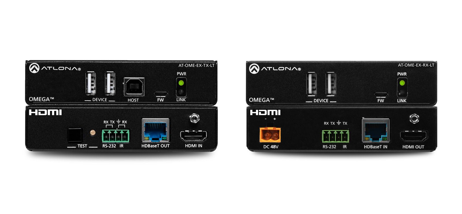 ATLONA AT-OME-EX-KIT-LT HDBaseT Extender with HDMI Input and USB Hubs