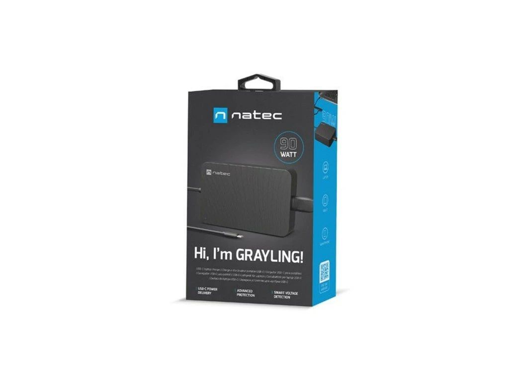 natec Grayling 90W Charger Black