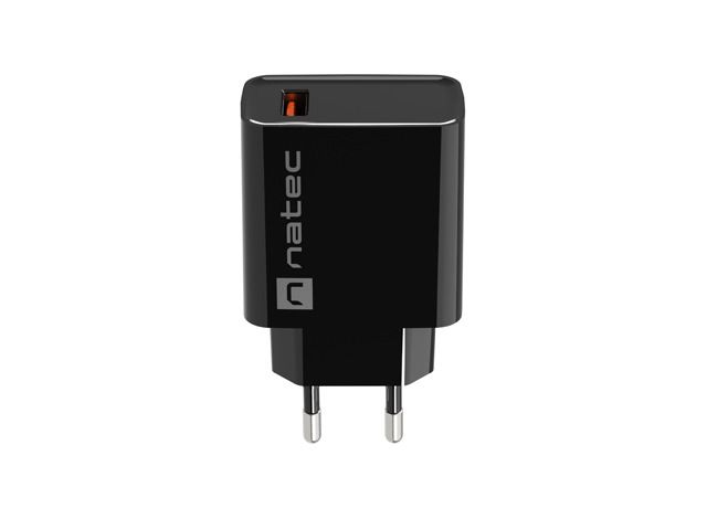 natec Ribera Wall Charger Black