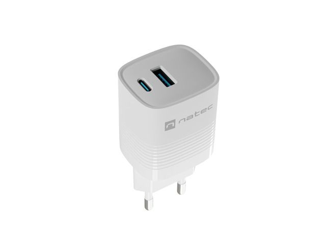 natec Ribera Gan Wall Charger White